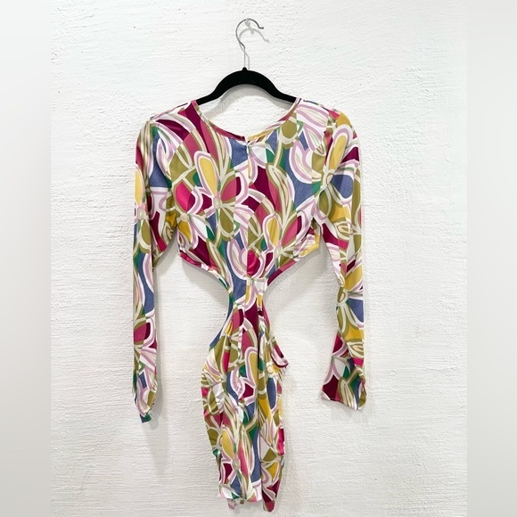 For Love and Lemons Thora Long Sleeve Mini Dress - Picture 7 of 7